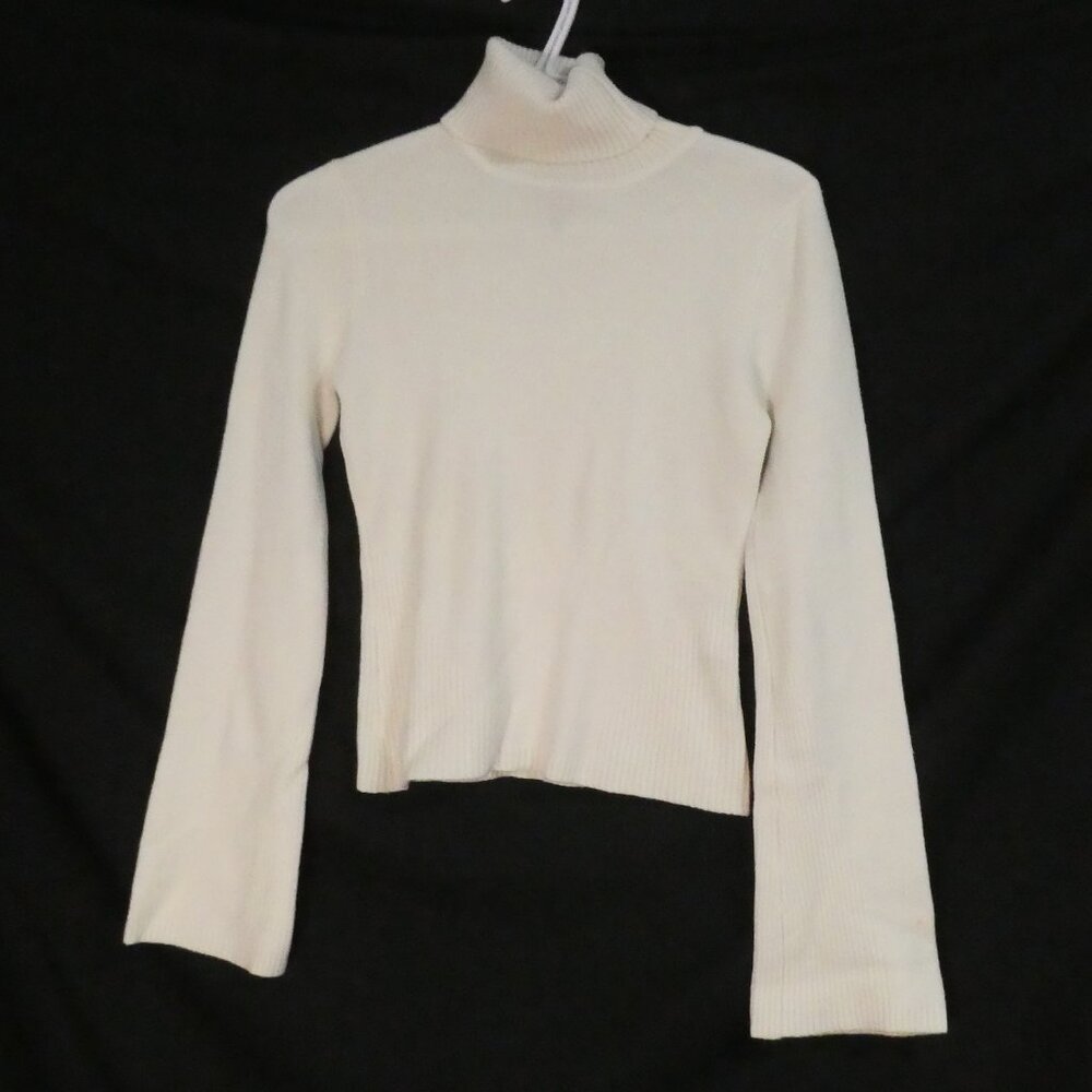 COSTA BLANCA - Knitwear | small - medium | Ivory Ribbed Turtleneck Sweater - Picture 1 of 15